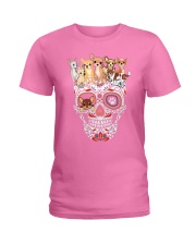 Skull Chihuahua Ladies T-Shirt thumbnail