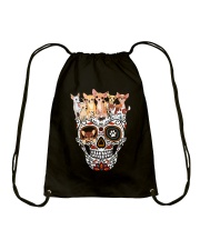 Skull Chihuahua Drawstring Bag thumbnail