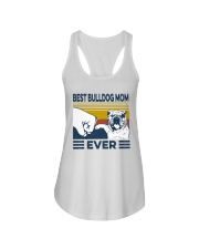 Best Bulldog Mom Ladies Flowy Tank tile
