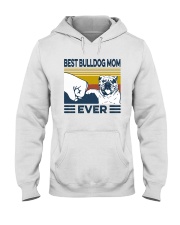 Best Bulldog Mom Hooded Sweatshirt tile