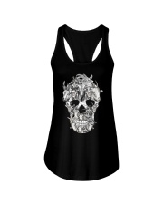 Goat Skull Ladies Flowy Tank thumbnail