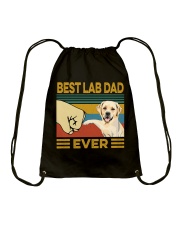 Best Lab Dad Vintage Drawstring Bag tile