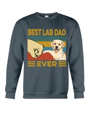 Best Lab Dad Vintage Crewneck Sweatshirt tile