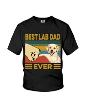 Best Lab Dad Vintage Youth T-Shirt tile