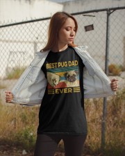 Best Pug Dad Vintage Classic T-Shirt apparel-classic-tshirt-lifestyle-07