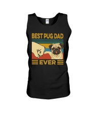 Best Pug Dad Vintage Unisex Tank tile