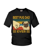 Best Pug Dad Vintage Youth T-Shirt tile