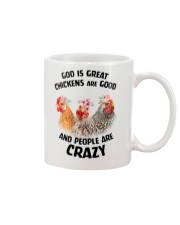 Chicken God Is Great Chickens Are Good Mug tile