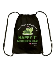 1st Mother's Day You're Doing A Great Job Turte Drawstring Bag tile