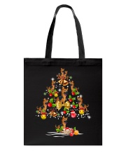 German Shepherd Christmas Tree Tote Bag thumbnail