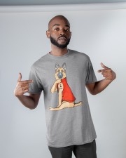German Shepherd Red I Love Dad Classic T-Shirt apparel-classic-tshirt-lifestyle-front-32