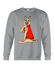 German Shepherd Red I Love Dad Crewneck Sweatshirt thumbnail