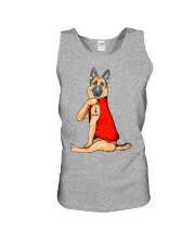 German Shepherd Red I Love Dad Unisex Tank thumbnail