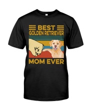 Best Golden Retriever Mom Vintage Classic T-Shirt front