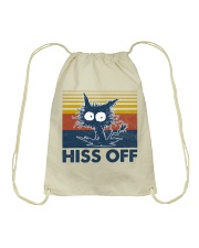 Cat Hiss Off Drawstring Bag tile