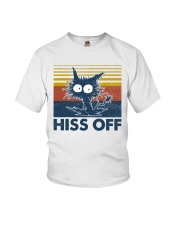 Cat Hiss Off Youth T-Shirt tile