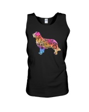 Life is better with Golden Retriever around Unisex Tank thumbnail