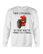 I May Look Calm Crewneck Sweatshirt tile