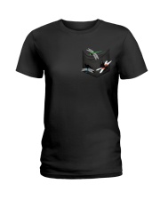 Dragonfly In Pocket Ladies T-Shirt thumbnail