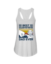 Best Golden Retriever Dad Ladies Flowy Tank tile