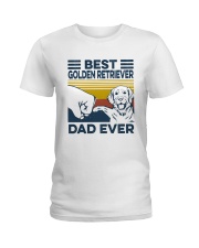 Best Golden Retriever Dad Ladies T-Shirt tile