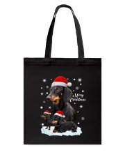 Dachshund Christmas Tote Bag thumbnail