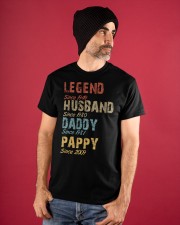 Father Legend Husband Daddy Pappy Classic T-Shirt apparel-classic-tshirt-lifestyle-front-89