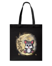 Wolf anh the moon Tote Bag thumbnail