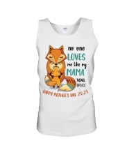 1st Mother's Day No One Loves Me Like My Mama Fox Unisex Tank tile