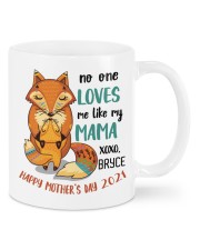 1st Mother's Day No One Loves Me Like My Mama Fox Mugs tile