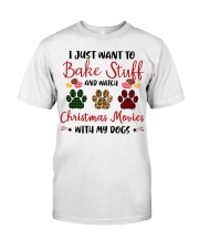I JUST WANT TO BAKE STUFF Classic T-Shirt tile