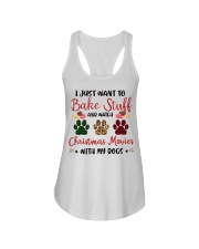 I JUST WANT TO BAKE STUFF Ladies Flowy Tank tile