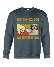 Best Shih Tzu Dad Vintage Crewneck Sweatshirt tile