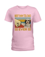 Best Shih Tzu Dad Vintage Ladies T-Shirt tile