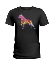 Home Is Where My Boxer Ladies T-Shirt thumbnail