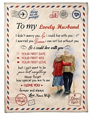 To My Husband Test Small Fleece Blanket - 30" x 40" thumbnail
