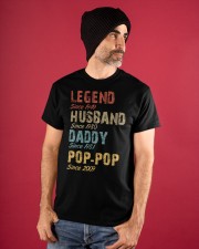 Father Legend Husband Daddy Pop - Pop Classic T-Shirt apparel-classic-tshirt-lifestyle-front-89