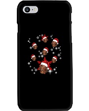 Dachshund head christmas Phone Case thumbnail