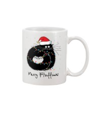 Merry Fluffmas Fluffy Cute Cat Mug tile