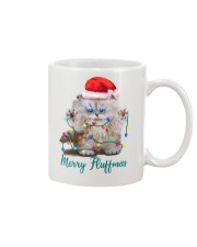 CAT MERRY FLUFFYMAS LOVELY SURPRISE CAT Mug tile