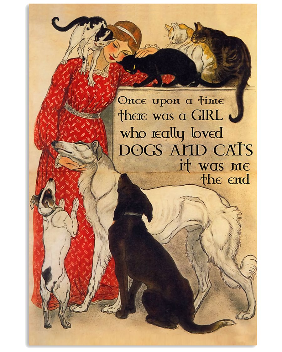 Cats And Dog Once Upon A Time Poster 11x17 Poster