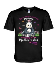 You Are Doing A Great Job Panda 2021 V-Neck T-Shirt tile