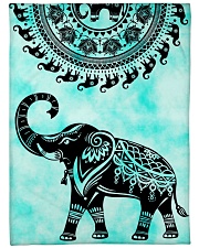Elephant Nature Large Fleece Blanket - 60" x 80" front