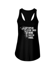 Pitbull Speak For Those Who have No Voice Ladies Flowy Tank thumbnail