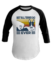 Best Bull Terrier Dad Baseball Tee tile