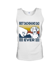 Best Dachshund Dad Unisex Tank tile