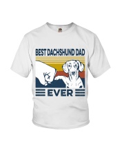 Best Dachshund Dad Youth T-Shirt tile