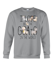 I love all the goats Crewneck Sweatshirt thumbnail