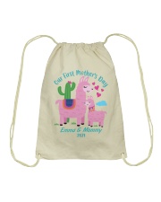 Mother Our First Mother's Day 2021 Llama Drawstring Bag tile