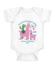 Mother Our First Mother's Day 2021 Llama Baby Onesie front